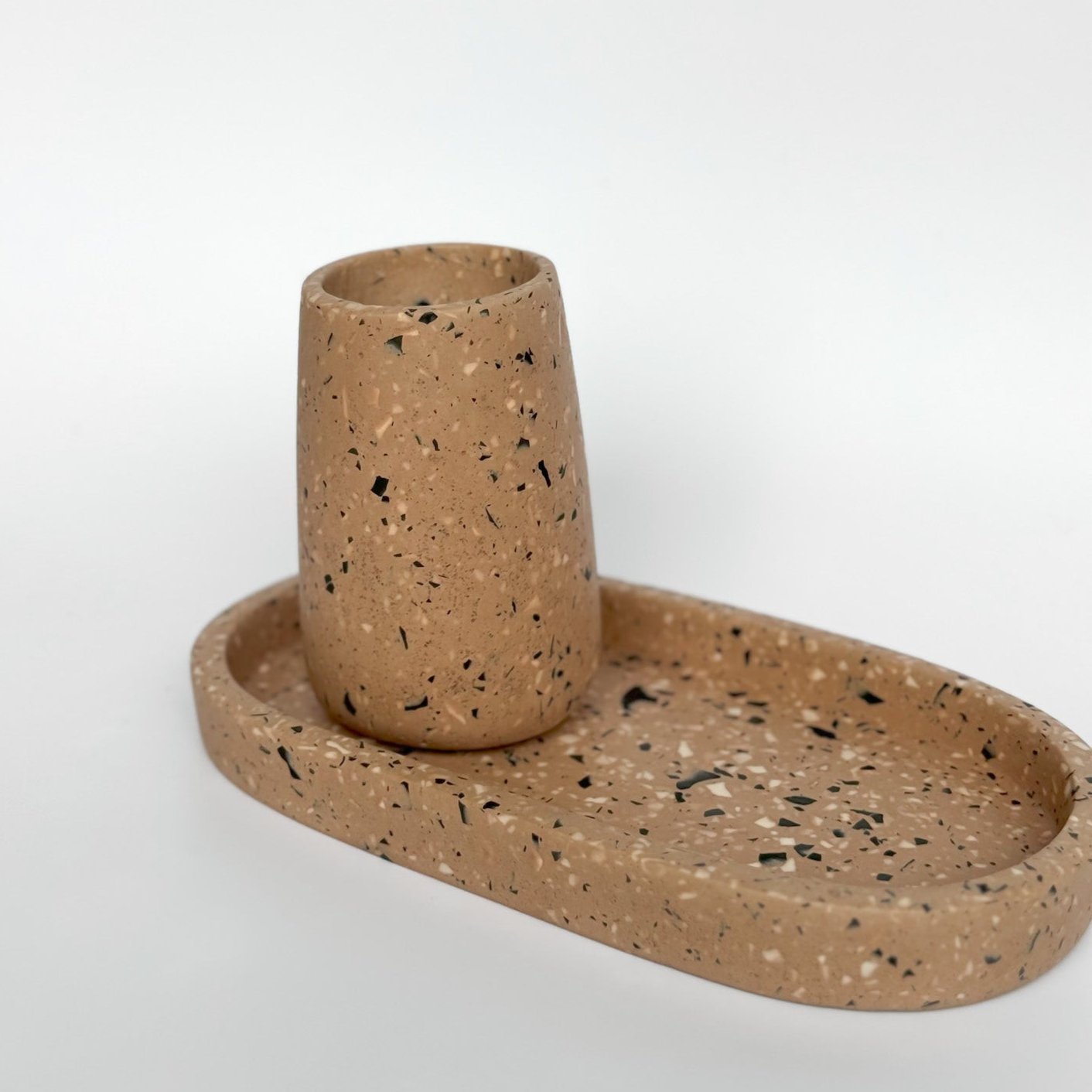 Chunky Oval Tray | Cappucino