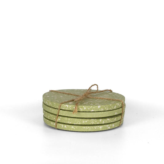 Round Coaster Set | Sage