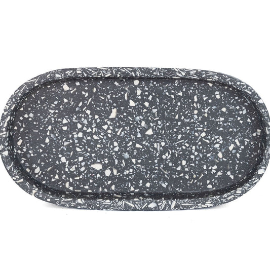 Chunky Oval Tray | Onyx