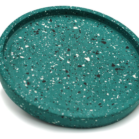 Large Round Tray | Teal