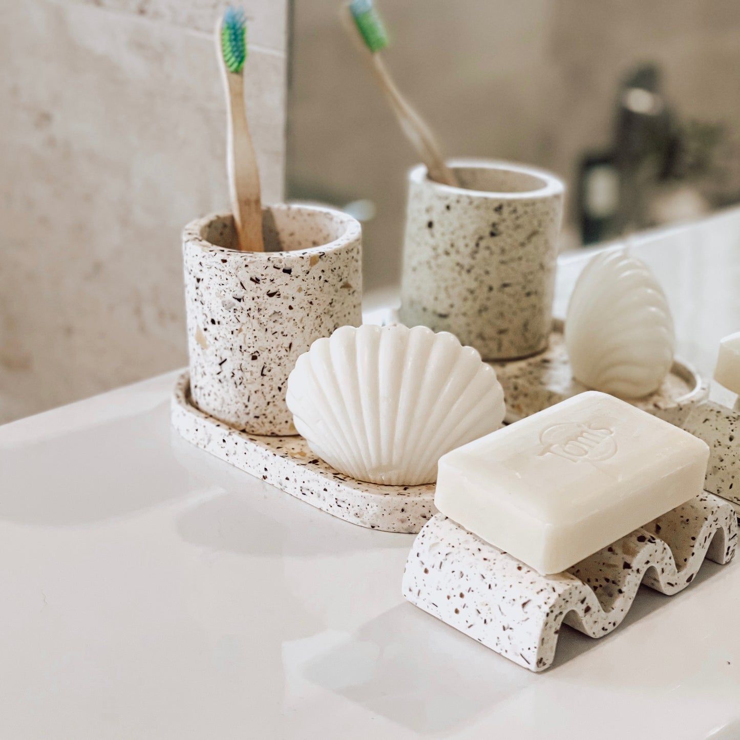 Wonky Soap Dish | Sage