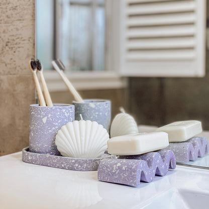 Wonky Soap Dish | Lilac